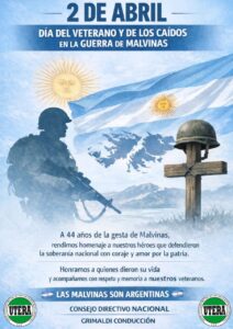 ¡Las Malvinas fueron, son y serán Argentinas!